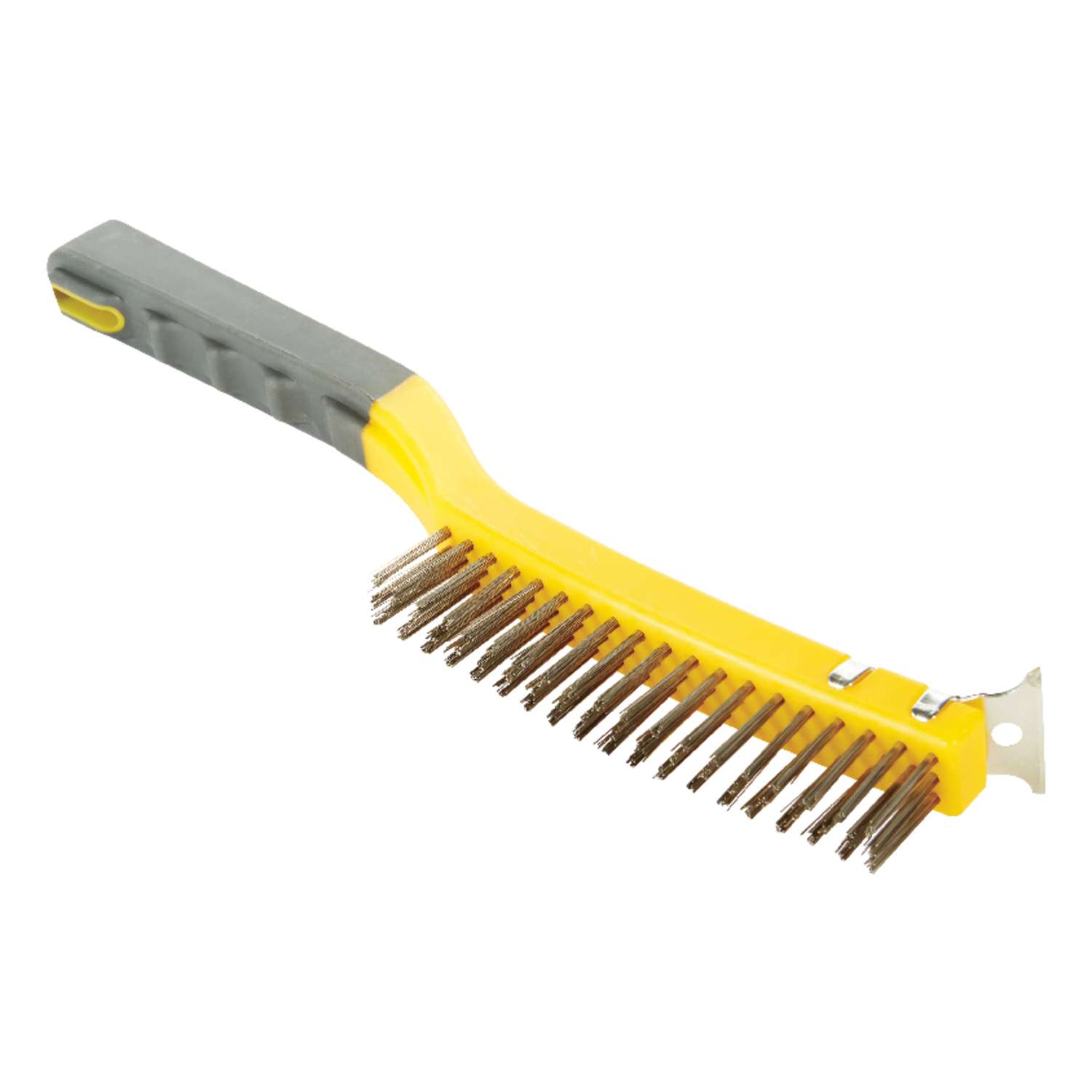Carpet Brush,Carpet Brush for Dog Hair,Stainless Steel Wire Deck Brush with  Wooden Back and Galvanized Steel Wire,Floor Scrub Brush for