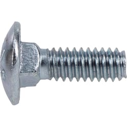 HILLMAN 1/4 in. X 3/4 in. L Zinc-Plated Steel Carriage Bolt 100 pk