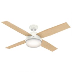 Hunter Dempsey 52 in. Snow White LED Indoor Ceiling Fan