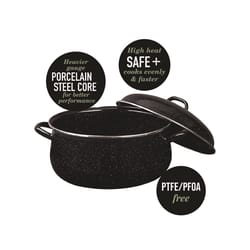 Granite Ware Steel Dutch Oven 9.5 qt Black