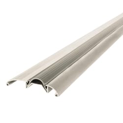 M-D BUILDING PRODUCTS 0.75 in. H X 3.38 in. W X 36 in. L Aluminum/Vinyl Low Threshold Silver