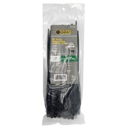 Steel Grip 8 in. L Black Cable Tie 100 pk
