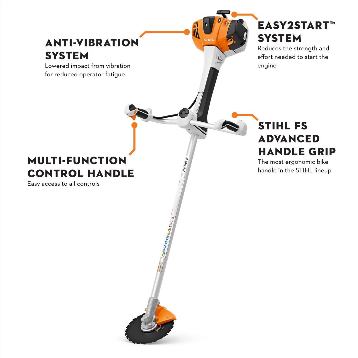 引取限定】スチール STIHL 刈払機 草刈機 エンジン 57.1 cc 未使用
