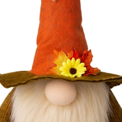 Glitzhome 24.02 in. Standing Gnome Fall Decor