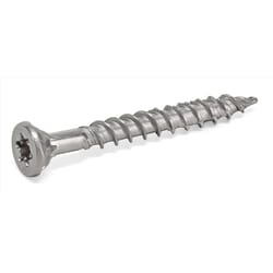 HILLMAN Power Pro No. 8 X 1-3/4 in. L Star Coarse Exterior Wood Screw 40 pk