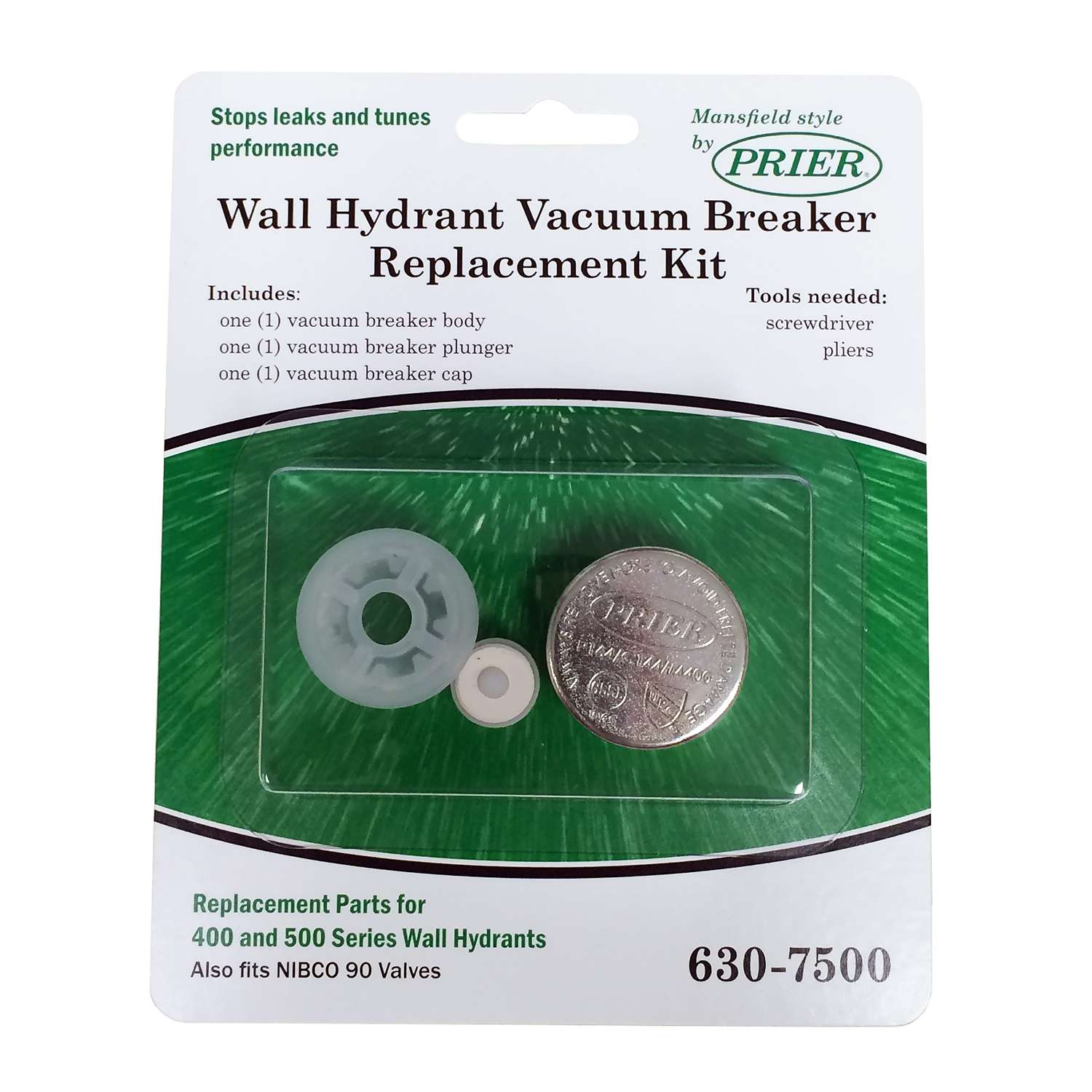 Prier Mansfield Chrome Vacuum Breaker Repair Kit For 400 And 500
