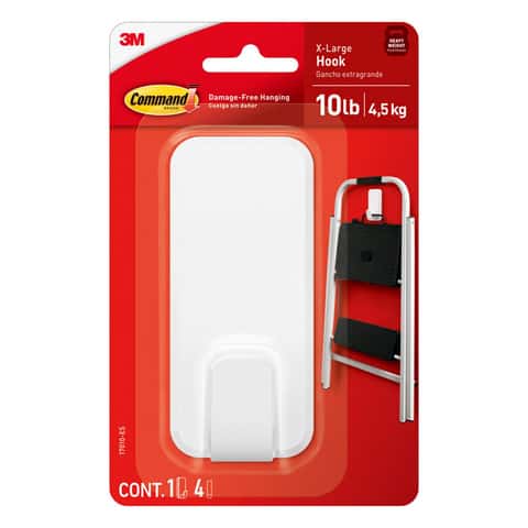3M Command Extra Large Plastic Hook 4.47 in. L 1 pk - Ace Hardware
