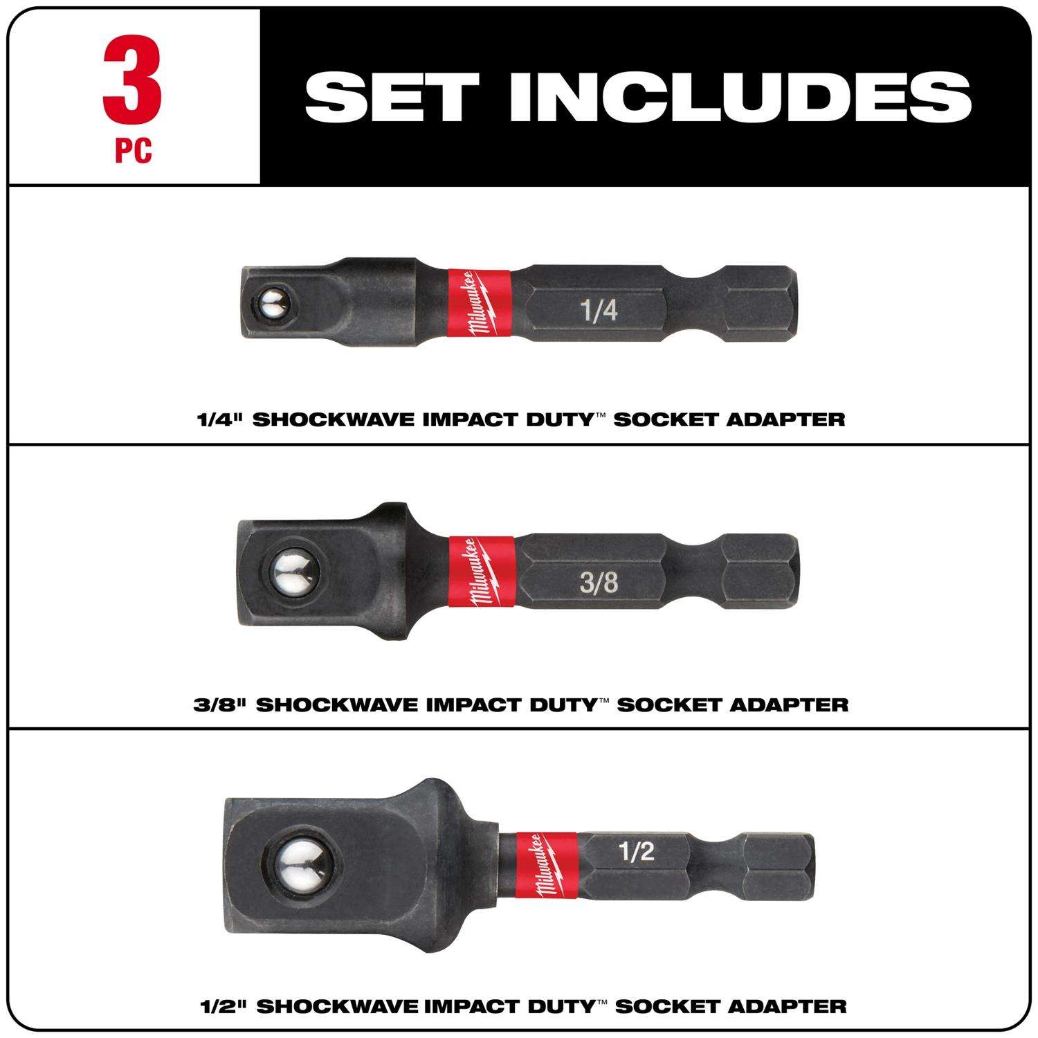 Milwaukee SHOCKWAVE Impact Duty 1/2-in. Socket Universal Joint