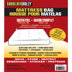 ShoulderDolly Queen/Full Clear Plastic Mattress Bag