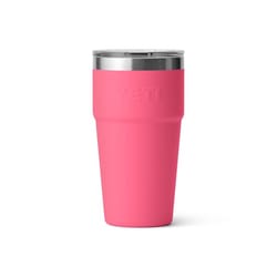 YETI Rambler 20 oz Tropical Pink BPA Free Stackable Insulated Cup
