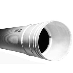 Advance Drainage Systems 4 in. D X 10 ft. L Polyethylene Sewer and Drain Pipe