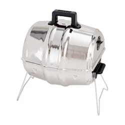 Keg-A-Que 1 Burner Liquid Propane Grill Silver