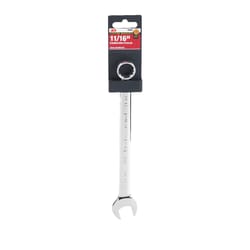 Ace Pro Series 11/16 in. X 11/16 in. SAE Combination Wrench 8.8 in. L 1 pc