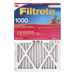 Filtrete 16 in. W X 20 in. H X 2 in. D Polypropylene 1000 MPR Pleated Air Filter 1 pk