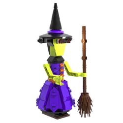 NovaBrix Witch Halloween Toy Black/Green/Purple 186 pc