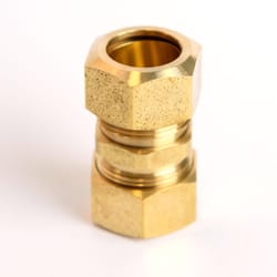 ATC 3/4 in. Compression X 3/4 in. D Compression Yellow Brass Union