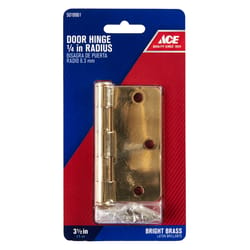 Ace 3-1/2 in. L Bright Brass Residential Door Hinge 1 pk