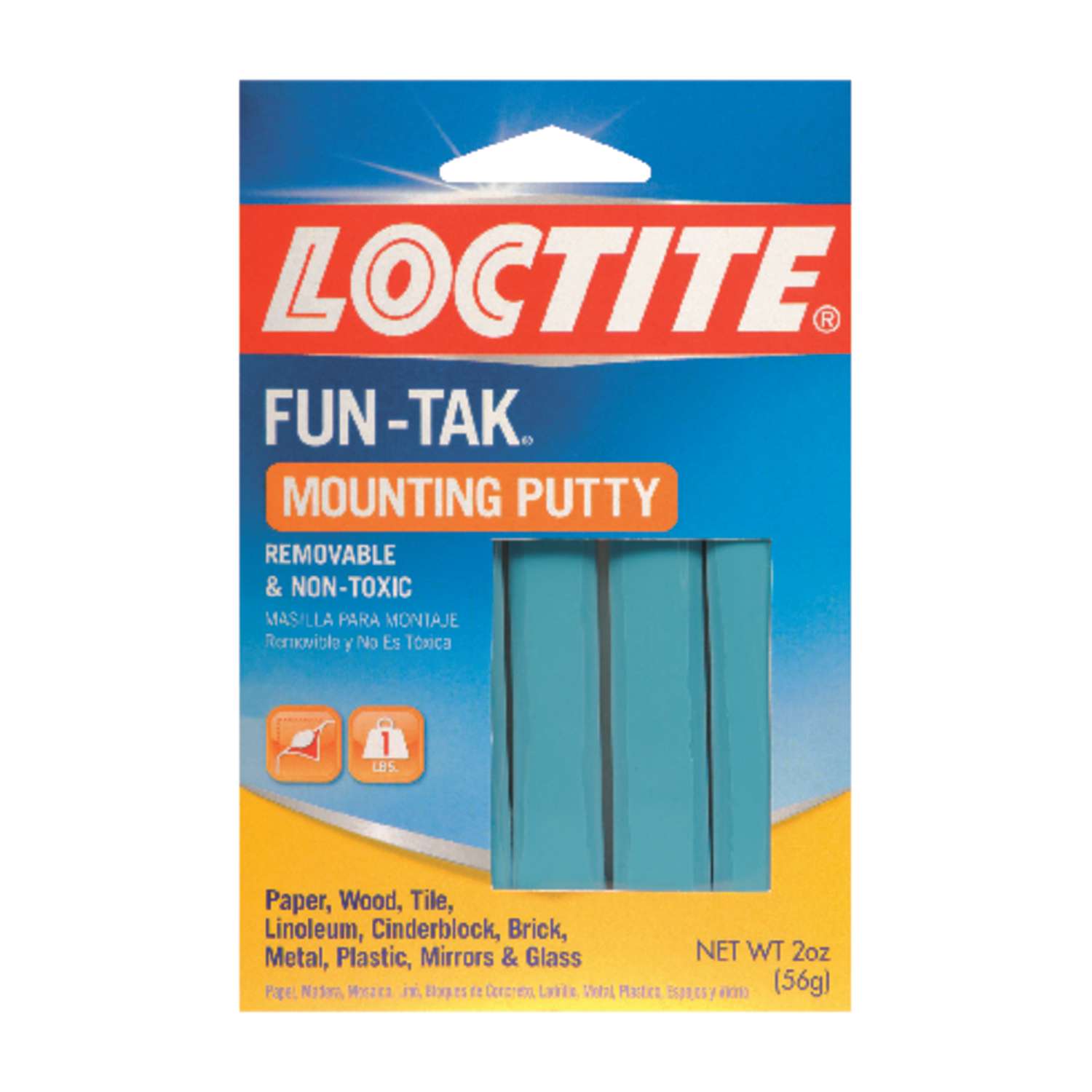 Loctite FunTak Light Strength Putty Mounting Putty 2 oz. Ace Hardware