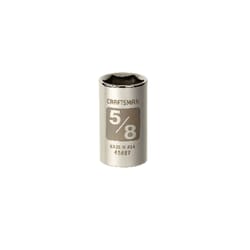 Craftsman 5/8 in. S X 1/2 in. drive S SAE 6 Point Standard Socket 1 pc
