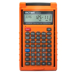 Victor C6000 Orange 8 digit Construction Calculator