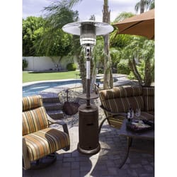 Hiland 48000 BTU Propane Stainless Steel Modern Patio Heater 10 sq ft