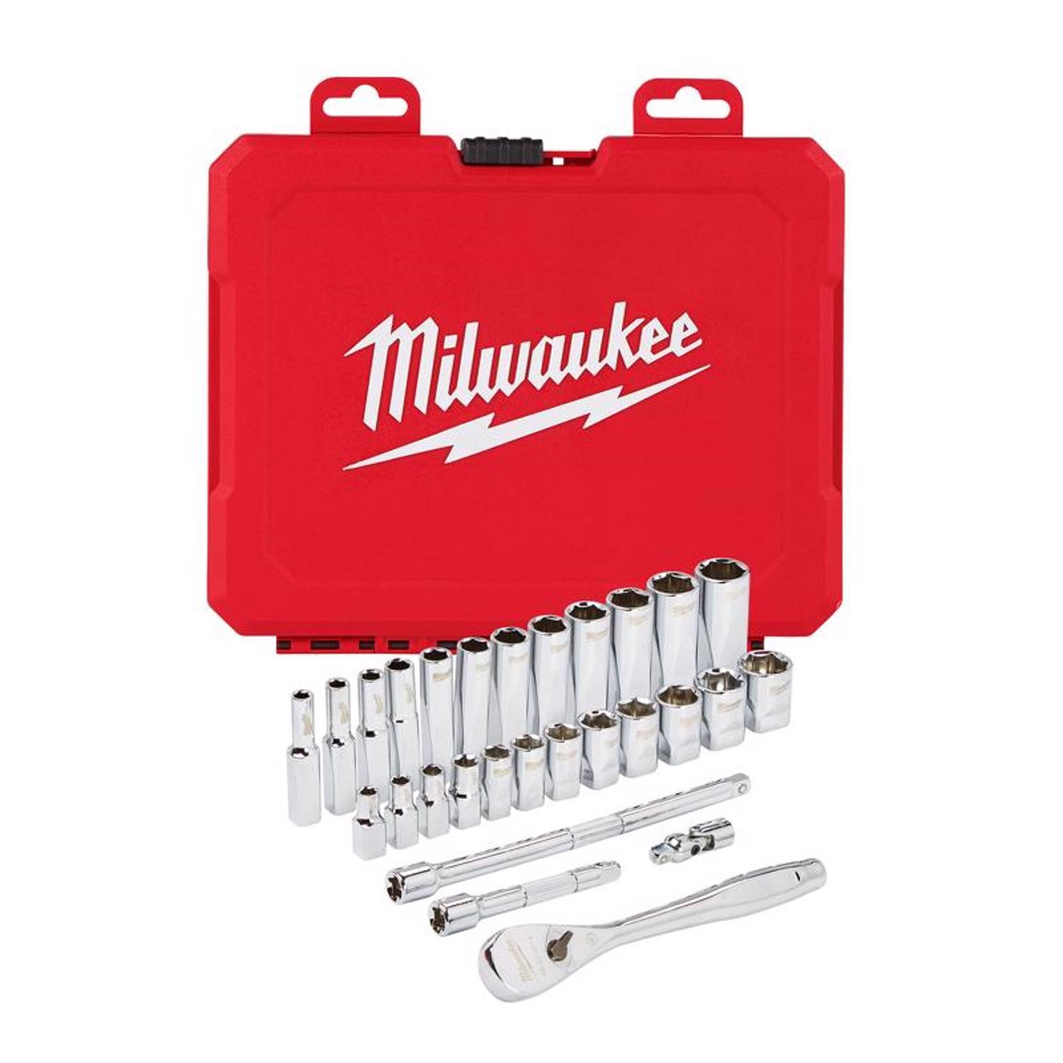 Milwaukee 28-Piece Mechanics Tool Set&comma; &dollar;88 &lpar;was &dollar;146&rpar; at Walmart