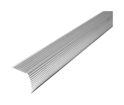 M-D Cinch 1-1/8 in. H X 36 in. L Prefinished Silver Aluminum Stair Edge