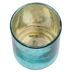 Karma Turquoise Straight Votive Candles