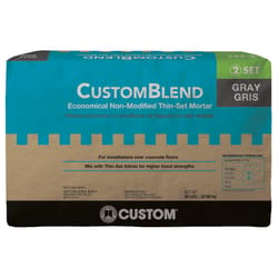 Custom Building Products CustomBlend Gray Thin-Set Mortar 50 lb