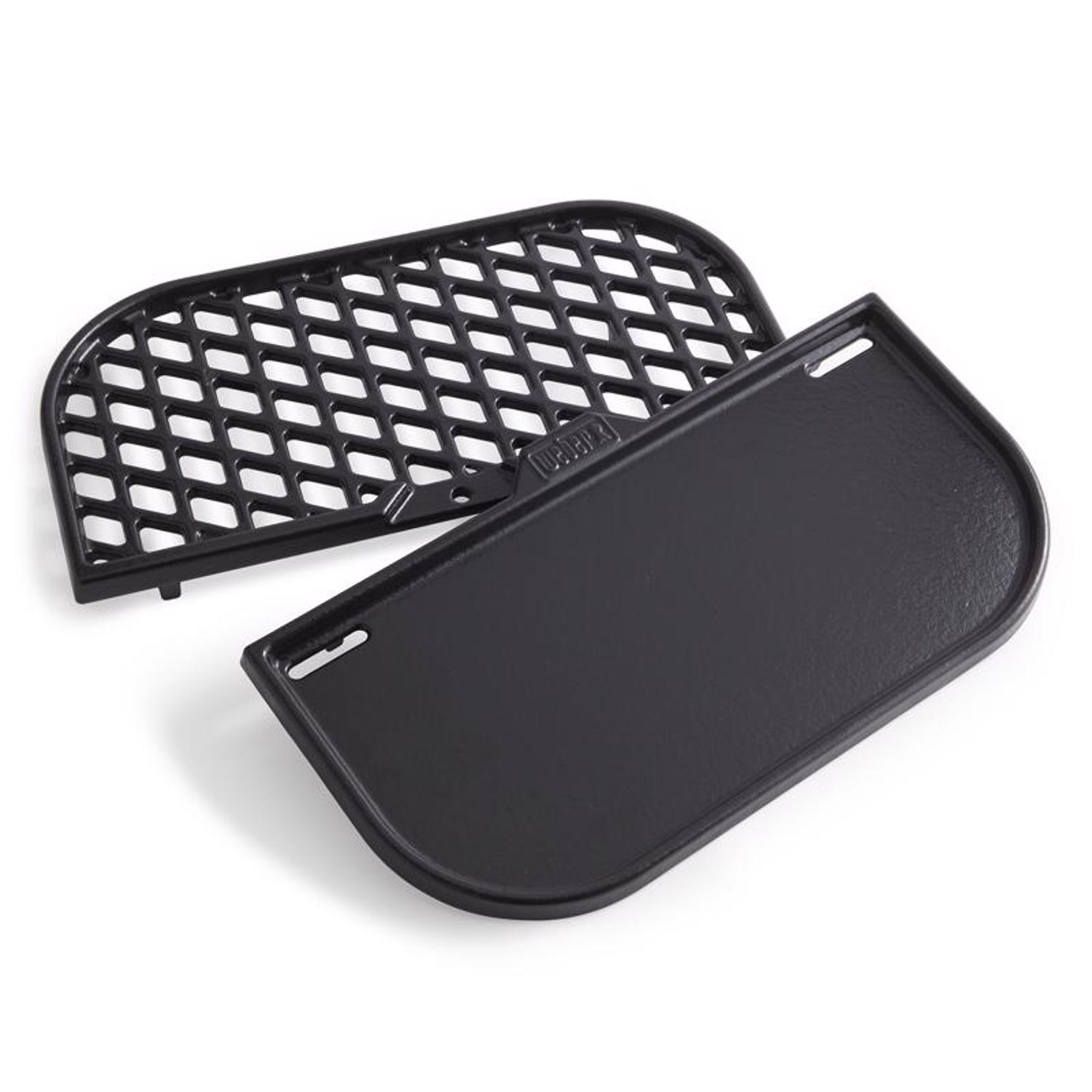 Weber Cast Iron/Porcelain Grill Top Griddle 14.29 in. L X 14.1 in. W 1 pk Sansujyuku sansujyuku.com