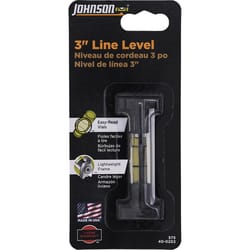 Johnson Structo-Cast 3 in. Plastic Line Level 1 vial