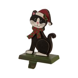 Glitzhome Multicolored Cat Stocking Holder 7.50 in.