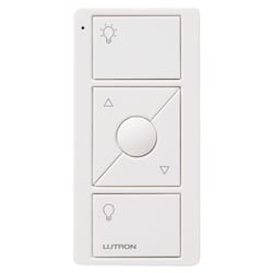 Lutron Pico White Wireless Smart-Enabled Dimmer Switch w/Remote Control 1 pk