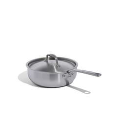 Made In Stainless Steel Chef Pan 10 in. 3 qt Silver