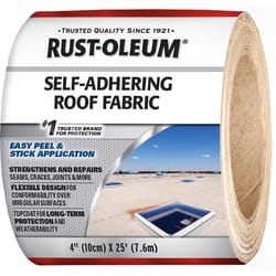 Rust-Oleum White Asphalt Roofing Fabric 25 ft.