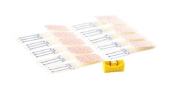 Hangman White Adhesive Picture Straghtener 10 pk