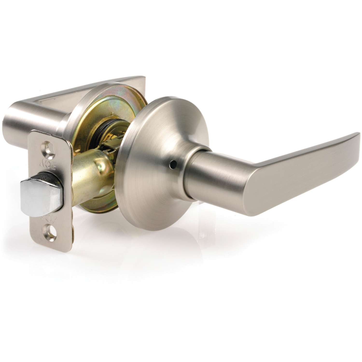 Ace Straight Lever Satin Passage Lockset ANSI Grade 3 13/4 in. Ace