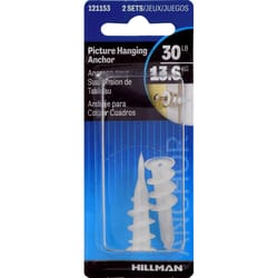 HILLMAN Large Picture Hanger 2 pk