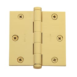 Baldwin Estate 3-1/2 in. L Polished Brass Door Hinge 1 pk