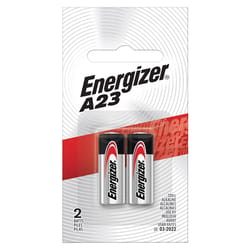 Energizer Alkaline A23 12 V 0.05 mAh Electronics Battery 2 pk