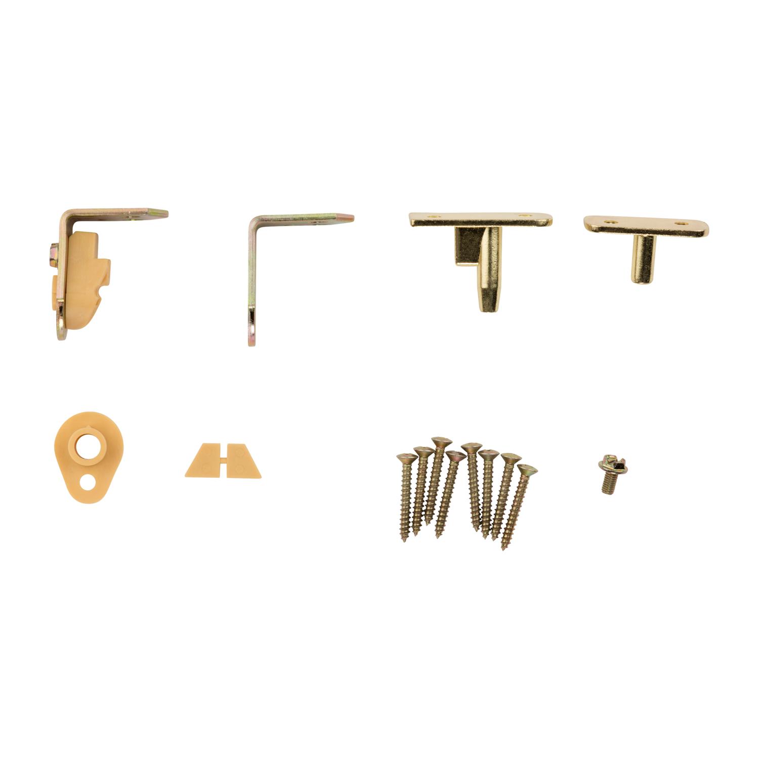 Photos - Other for Repair National Hardware Swing N Stay Brass Cafe Door Hinge 1 pk N173-823 