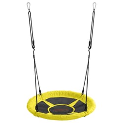 Swingan 1 Person Yellow Polypropylene Saucer Swing