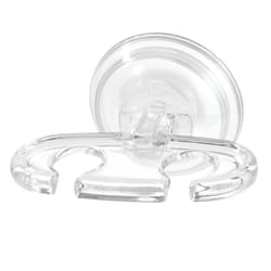 iDesign Clear Plastic Toothbrush Holder