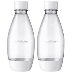 SodaStream White 0.5 L Carbonator Bottle 2 pk