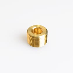 ATC 3/8 in. MPT Brass Counter Sunk Plug