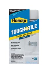 Homax  Tough As Tile  Gloss  White  Bathtub and Tile Refinishing Kit  32 oz. 