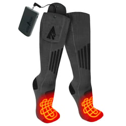 ActionHeat Unisex Rechargeable Heated S/M Socks Black/Gray