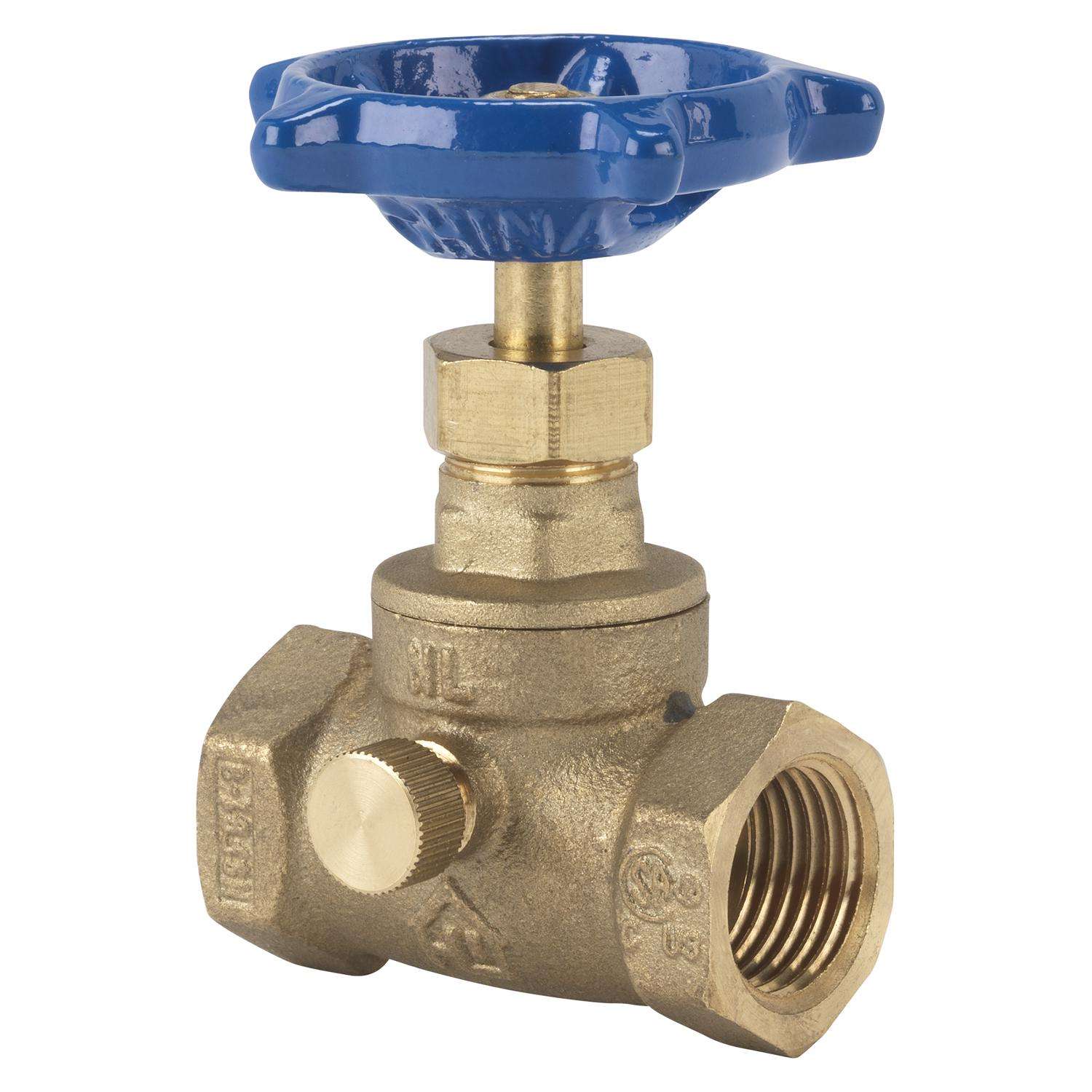 Homewerks 1/2 in. FIP X 1/2 in. FIP Brass Stop and Waste Valve Ace