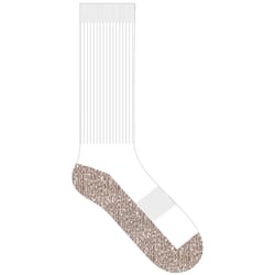 SOF SOLE Men's 13-15 Crew Socks White