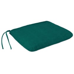 Jordan Manufacturing Teal Polyester Chair Cushion
